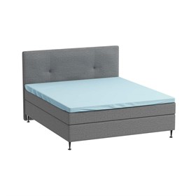 Kuvertlagen 80x200 cm - bomuld - Cool feel - lys blå - Luna Denmark