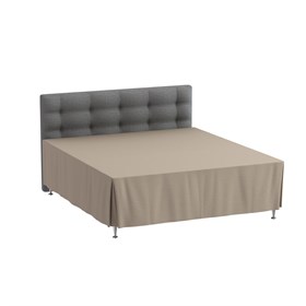 Kappelagen 210x210 cm - Sand - Bomuldssatin - ProSleep