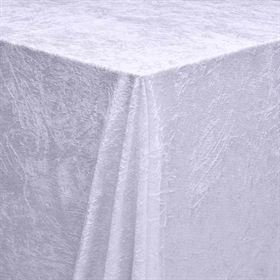 Nervøs velour dug - Hvid dug