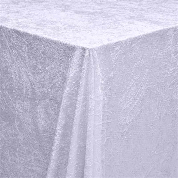 Nervøs velour dug - Hvid dug