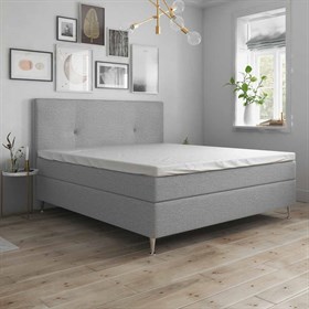Kuvertlagen 180x210 cm - Bomuldssatin - Soft finish - hvid - Luna Denmark