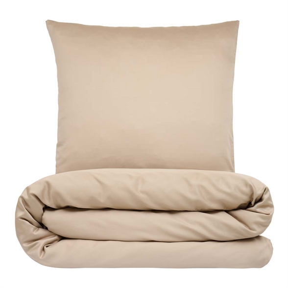 Sengetøj 140x200 cm - Bambus - taupe - NATURE by Luna Denmark