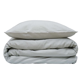 Sengetøj bomuld - 150x210/50x60 cm - Nano Krepp Grøn