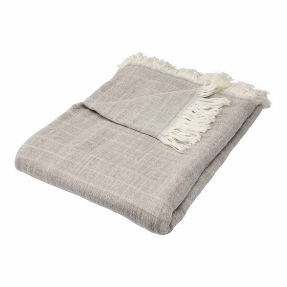 Plaid - Ask - 130x180 cm - Moderne tæppe til sofaen